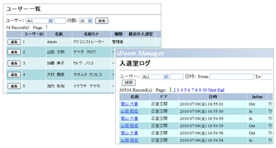 iDoorsクラウド型入退室管理システム